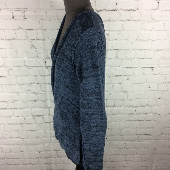 Free People Gotham Faux Wrapped Sweater Navy M - Picture 3 of 8